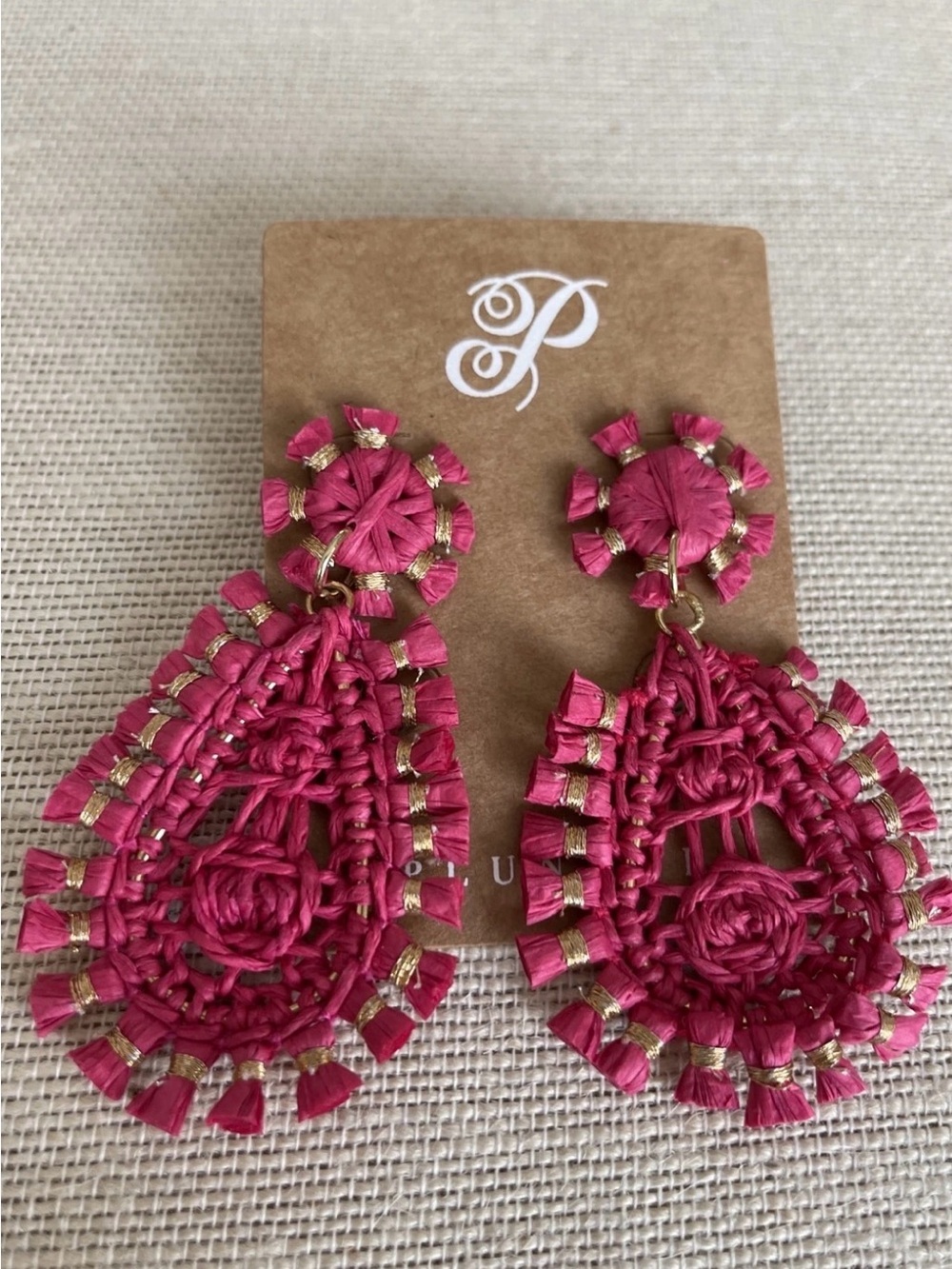 Plunder Design Jewelry Maliyah Fringe Drop Dangle Earrings